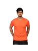 Orange Round Neck T-Shirt For Men