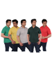 Picture of Fidato Pack of 5 Solid T-Shirt