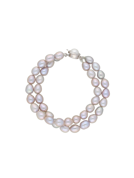 Picture of 2 Line Oval Pearl Bracelet