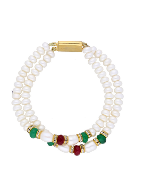 Picture of Colourful  Pearl Bracelet