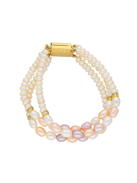 Picture of Spring 3 Line Pearl Bracelet