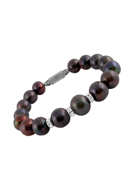 Black Freshwater Pearl Bracelet for Sale  Buy Online at PearlsOnlyconz