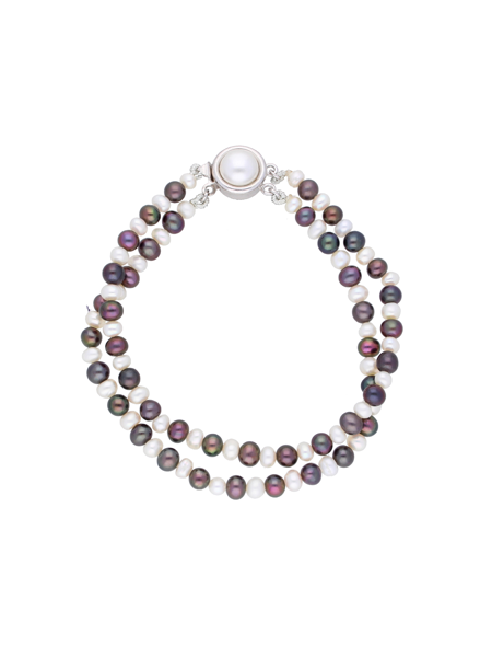 Picture of Stylish 2 Line Pearl Bracelet