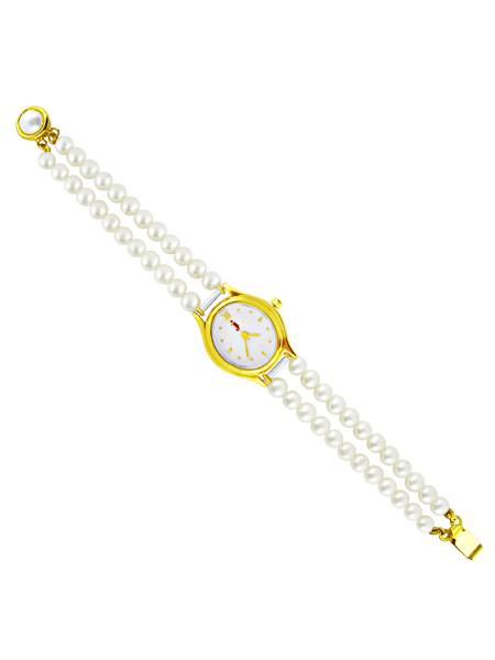 Picture of Sri Jagdamba Pearls 2 Line Classic Pearl Watch 