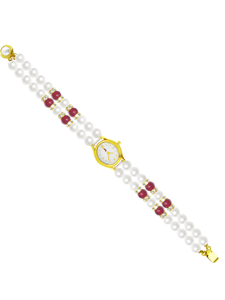 Picture of Sri Jagdamba Pearls Classic –Red Pearl Watch