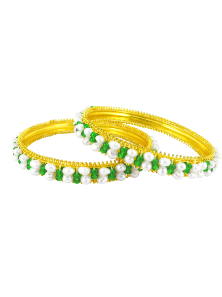 Picture of Sri Jagdamba Pearls Go-Green Pearl Bangles