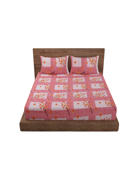 Picture of Urban Owl Elegant and bright 3D designs Bedsheet-Multicolor