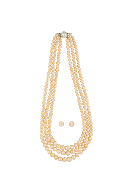Picture of Esteem 3 Line Pearl Necklace