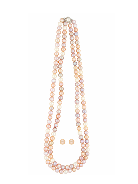 Picture of 2 Line Multi Color Necklace