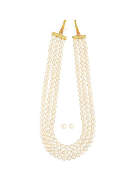 Picture of 3 Line  Pearl Necklace