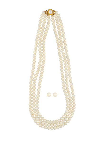 Picture of 4 Line Pearl Necklace