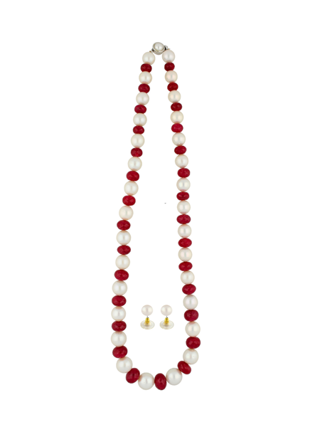 Picture of Exclusive Ruby Pearl Necklace