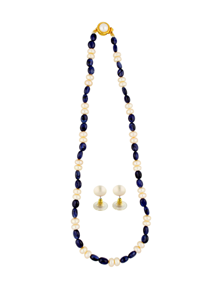 Picture of Sapphire & Pearl Necklace