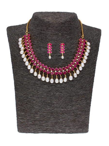 Picture of Sri Jagdamba Pearls Blazing Pearl Necklace