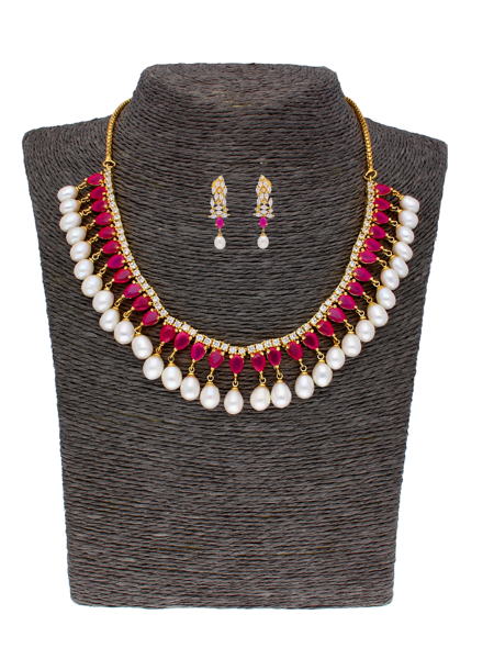 Picture of Sri Jagdamba Pearls Glittering Pearl Necklace