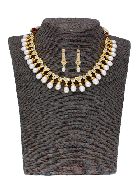 Picture of Sri Jagdamba Pearls Daisy Pearl Necklace