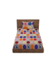 Picture of Urban Owl Single Bedsheet With Pillow Cover-Multicolor
