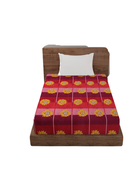 Picture of Urban Owl Single Bedsheet Without Pillow Cover-Multicolor