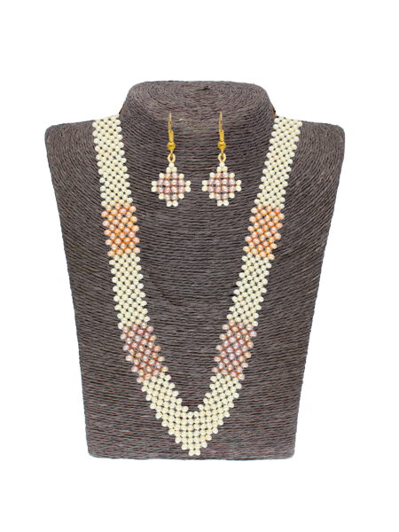 Picture of MAT DESIGN JAALI PEARLS NECKLACE BY SRI JAGDAMBA PEARLS