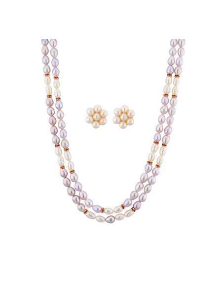 Picture of Sri Jagdamba Pearls Crisp Pearl Necklace Set