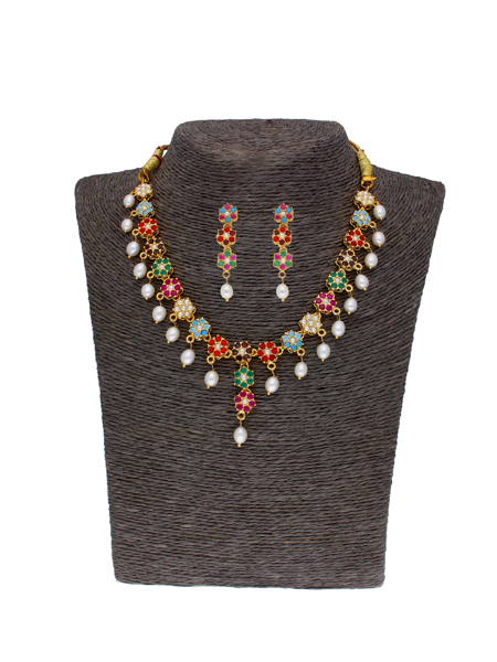 Picture of Sri Jagdamba Pearls Vrindha Necklace Set