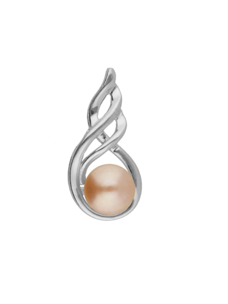 Picture of 92.5 Silver Sleek Pink Pearl Pendant