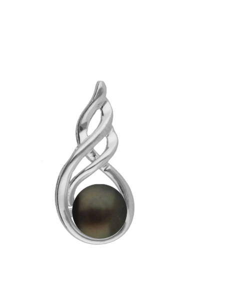 Picture of 92.5 Silver Sleek Pearl Pendant