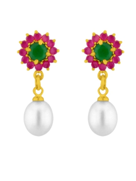 Picture of Sri Jagdamba Pearls Alluring Pearl Earrings