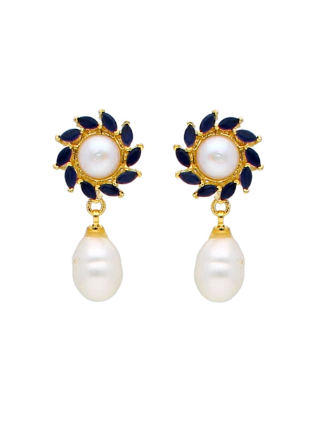 Picture of Sri Jagdamba Pearls Haze Pearl Earrings