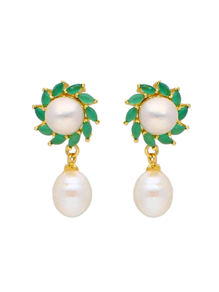 Picture of Sri Jagdamba Pearls Richa Pearl Earrings