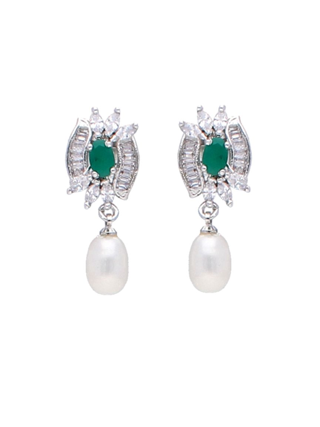 Picture of Sri Jagdamba Pearls Hrishita Pearl Earrings