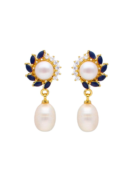 Picture of Sri Jagdamba Pearls Aleeza Pearl Earrings