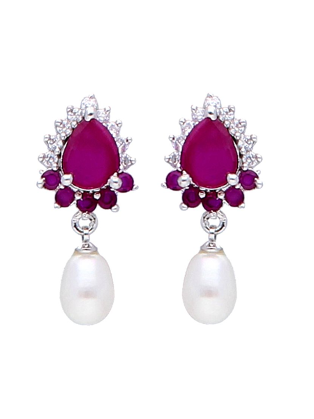 Picture of Sri Jagdamba Pearls Dora Pearl Earrings