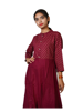 Picture of For Woman Maroon colour Printed Rayon long kurti