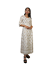 Picture of Rayon White Printed Long Kurti