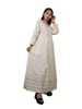 Picture of Woman's White Printed Long  kurti