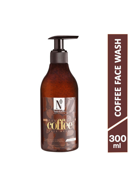 Picture of NutriGlow NATURAL'S Raw Irish COFFEE With Coffee,Honey & Yogurt extract For Hydrating & Skin Lightening Face Wash