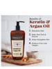 Picture of SHIZEN Keratin & Argan & Oil Hair Shampoo / Essential vitamins /Care of your Hair  (200 ml)