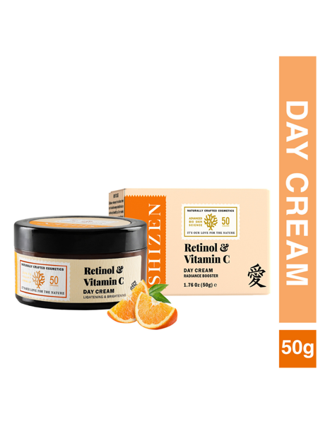 Picture of SHIZEN Retinol & Vitamin C Day Cream / Brightening Face Cream/ No Parabens  (50 g)