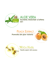 Ingredients used in NutriGlow Skin Whitening Face Wash with Peach Extracts