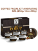 Picture of NutriGlow NATURAL'S Organic Raw Irish Coffee Facial Kit (260 gm) With Coffee Hydrating Gel (200 gm)/ Tea Tree With Jojoba Oil / Hydrate Skin
