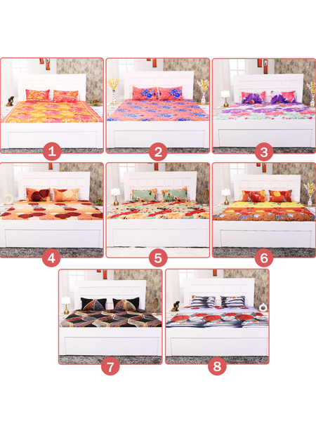Good Looking Collection Bedsheets Pack of 8