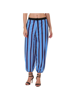 Blue Striped harem pant for women
