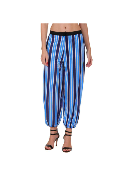 Blue Striped harem pant for women