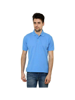 Blue Solid polo t shirt for men