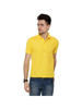 Yellow Solid polo t shirt for men