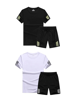Black & White T shirt & Shorts Combo