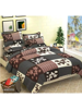 3D Floral Printed Double Bedsheets with Pillow Covers by HOMDAZAL