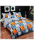 3D Zigzag & Squares Printed Double Bedsheets with Pillow Covers by HOMDAZAL