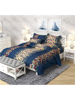 3D Multicoloured Digital Printed Double Bedsheets with Pillow Covers by HOMDAZAL